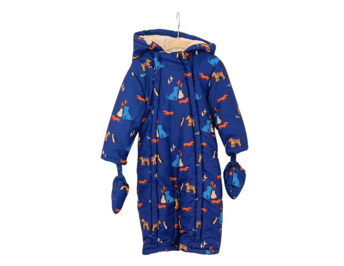 John Lewis Fleece Lined Patterned Snow Suit