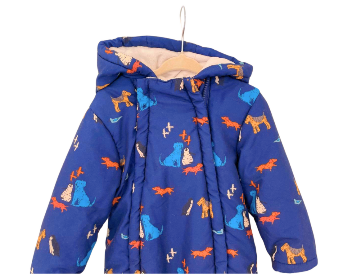 John Lewis Fleece Lined Patterned Snow Suit