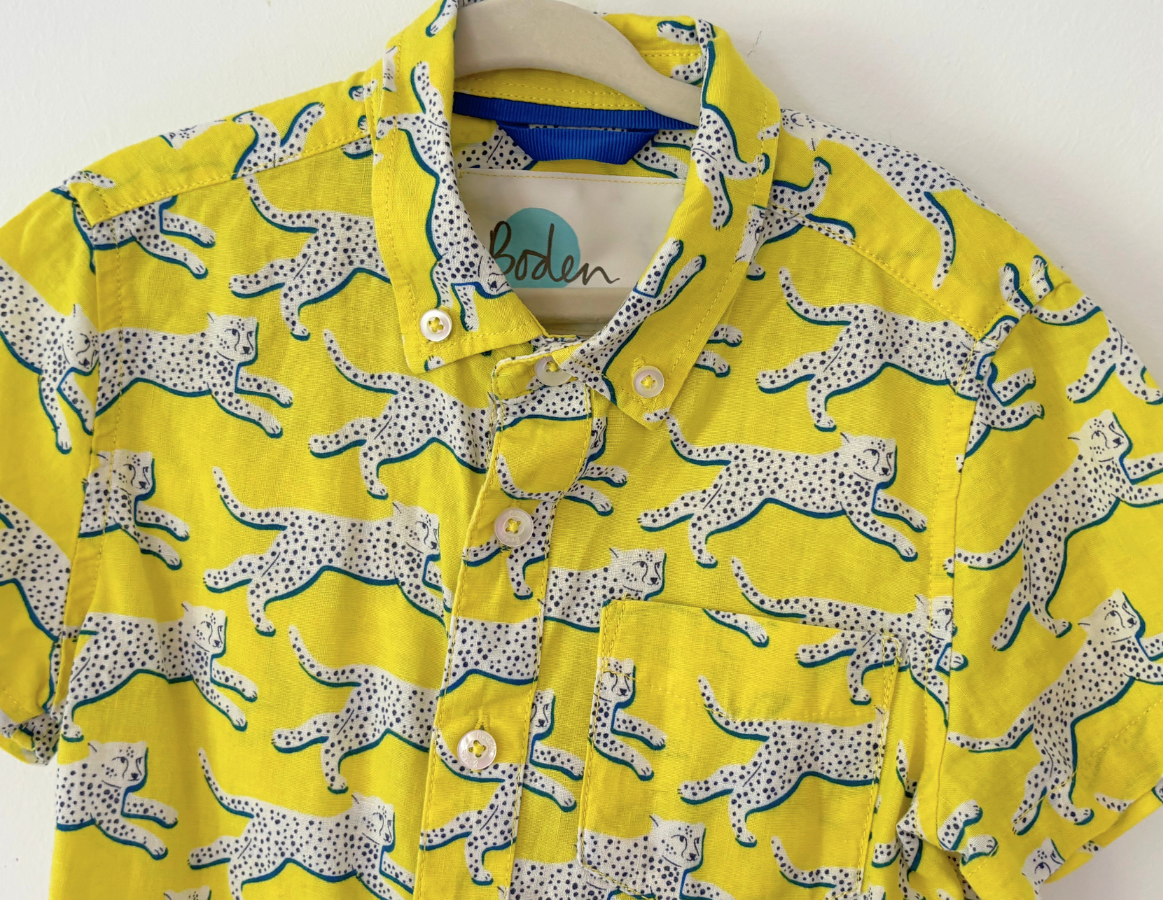 Mini Boden Printed Shirt