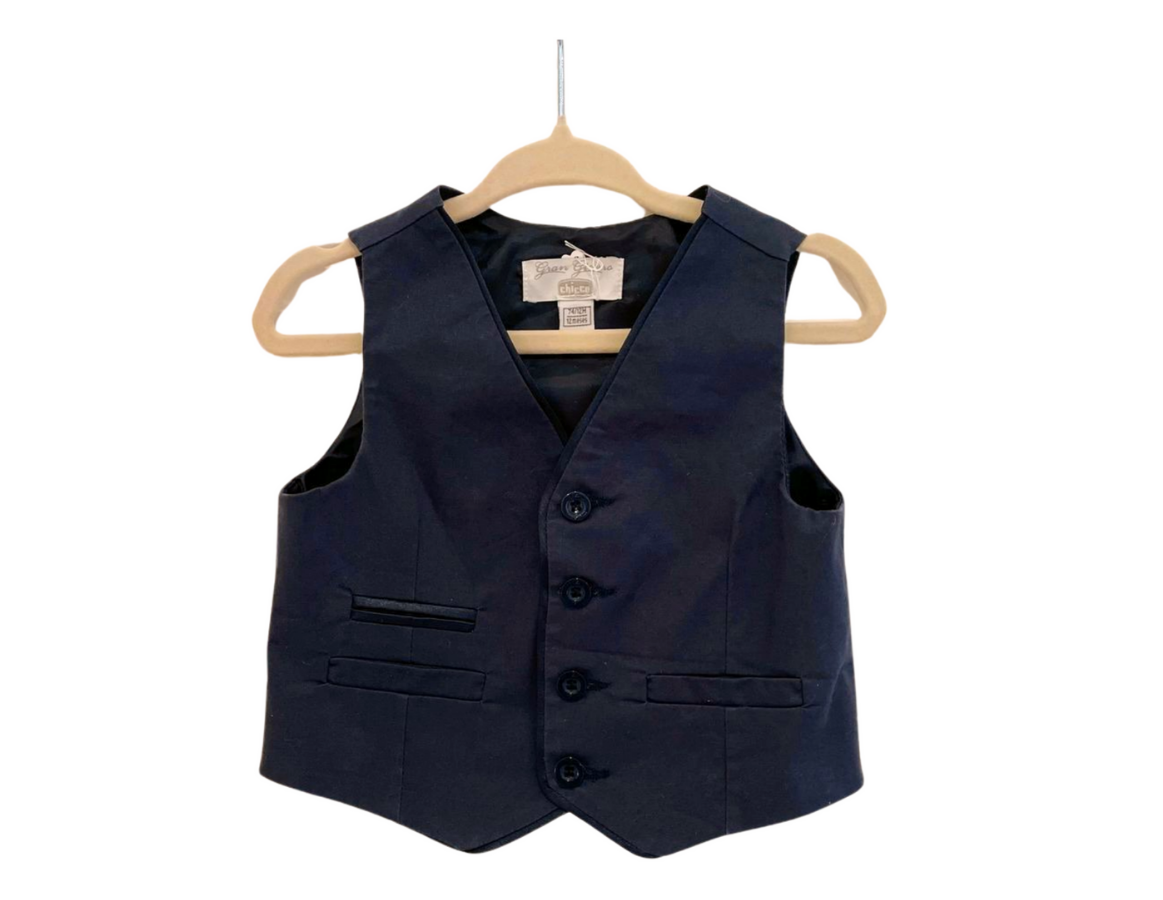 Chicco Navy Waistcoat