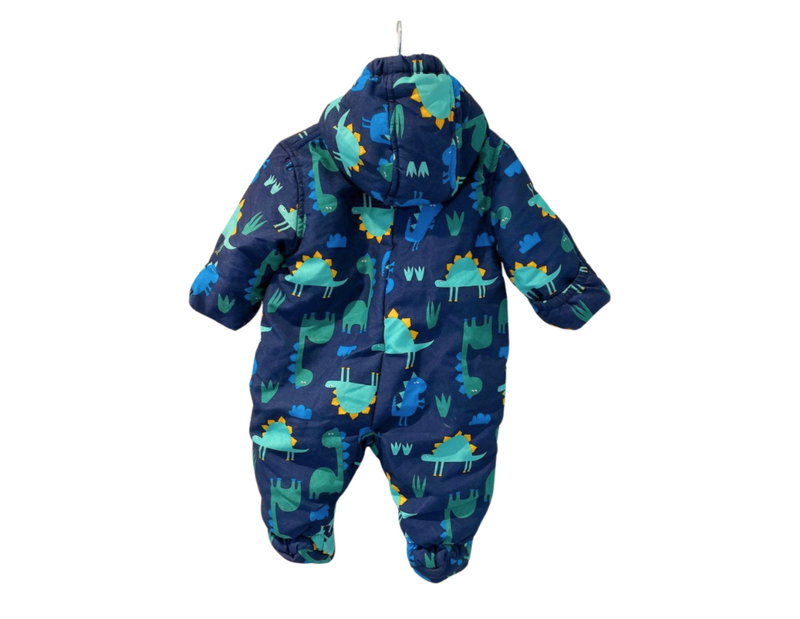 M&S Fleece Lined Dinosaur Snow Suit