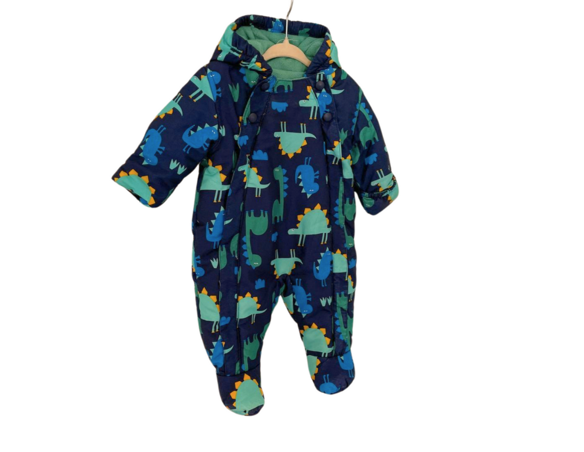 M&S Fleece Lined Dinosaur Snow Suit