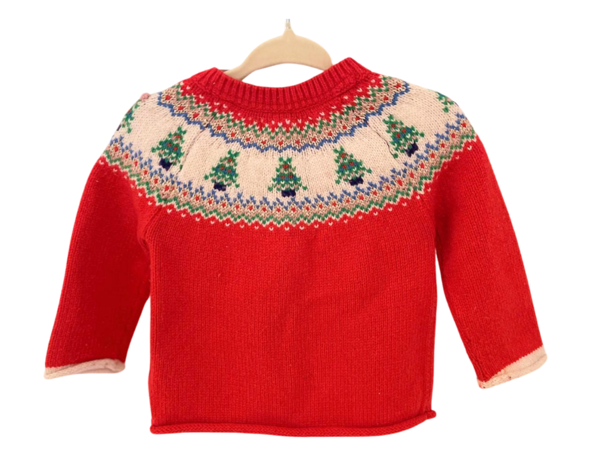 Mini Boden Christmas Cardigan