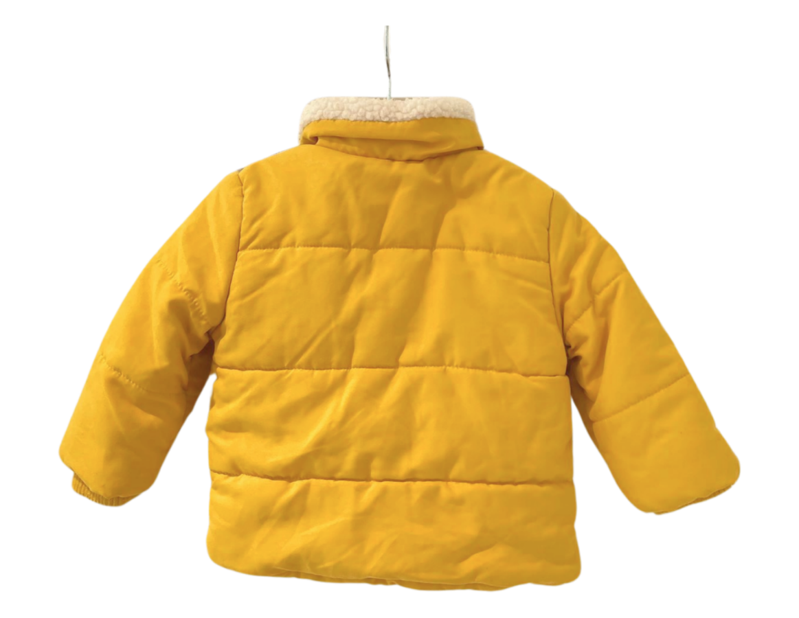 M&S Padded Coat with Fur Collar