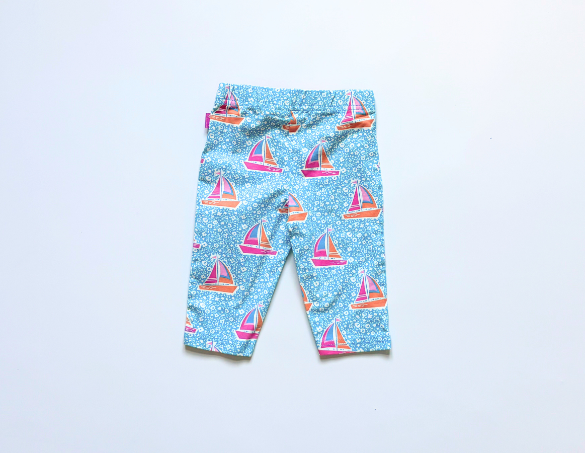 JoJo Maman Bebe boat print leggings