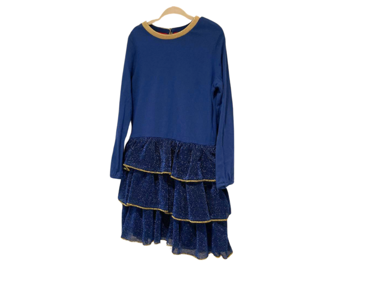 Mini Boden Cotton & Tulle Party Dress