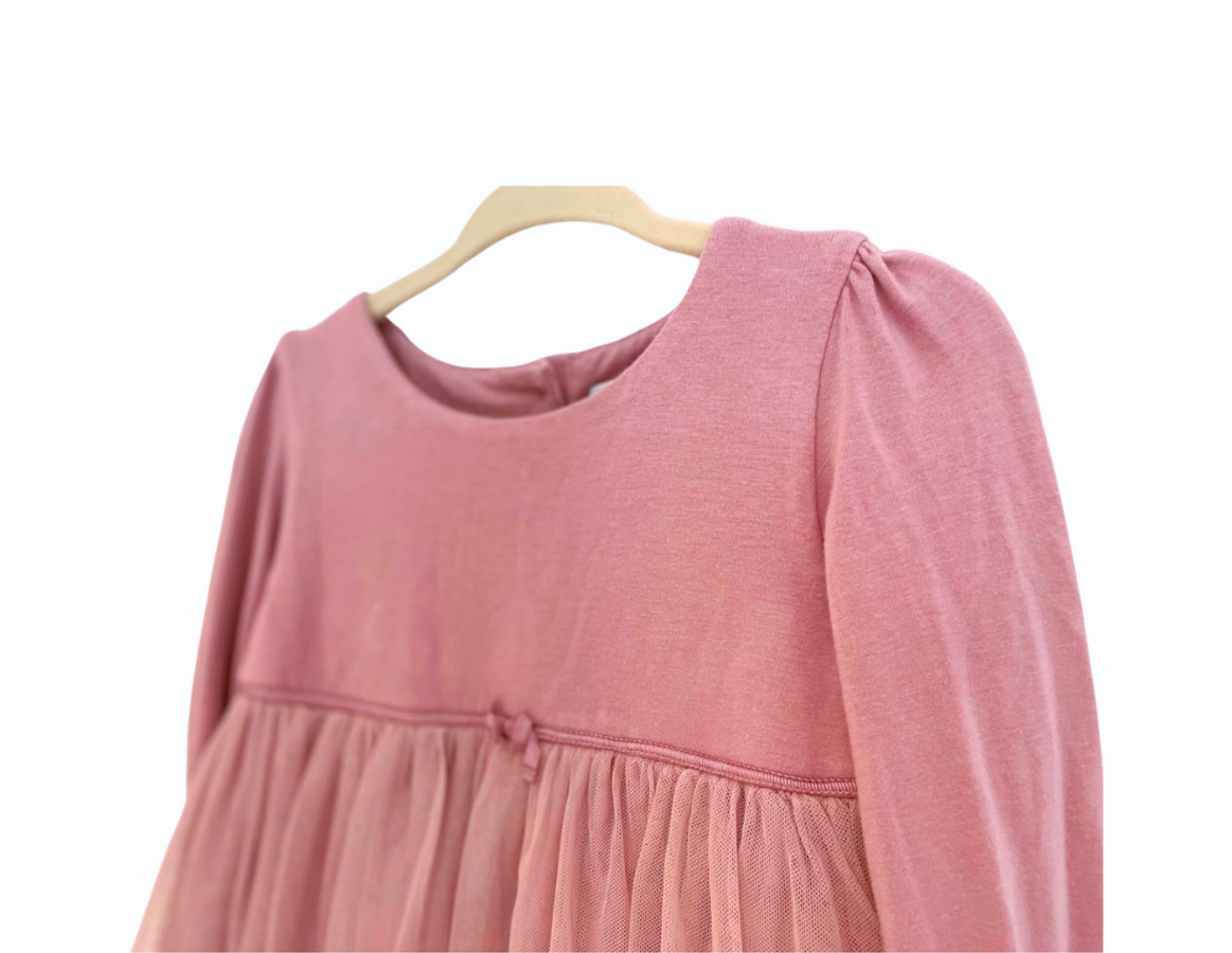 Little White Company Blush Pink Tulle Party Dress