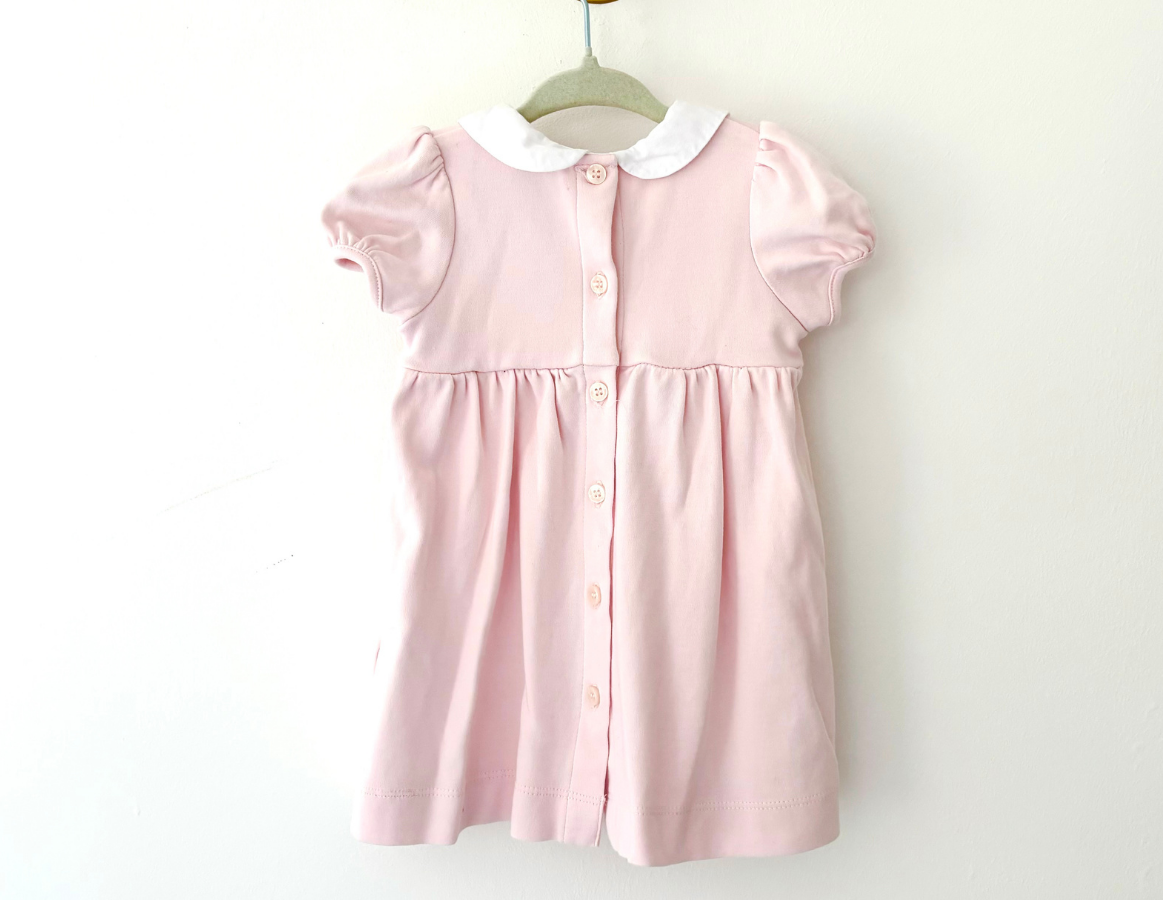 John Lewis Embroidered Smock Dress