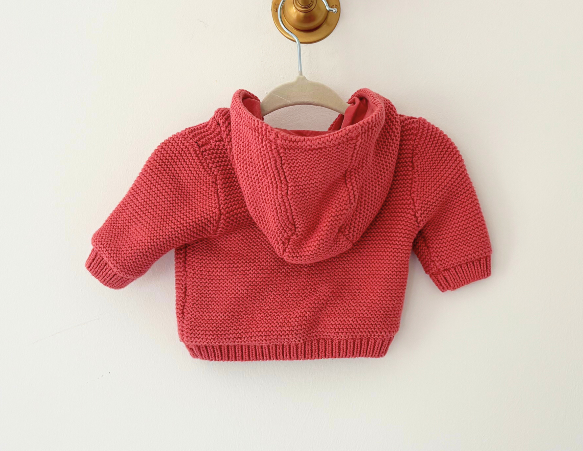 M&S Knitted Hooded Spring Bunny Cardigan