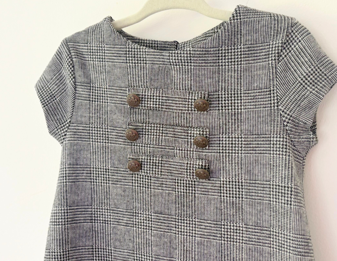 Next Checked Shift Dress