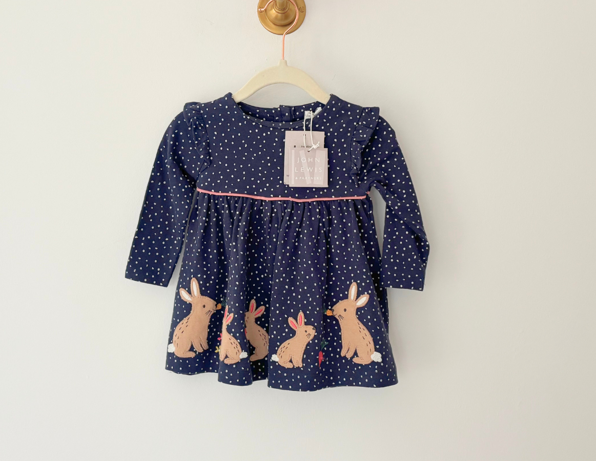 John Lewis Spring bunny Cotton Dress