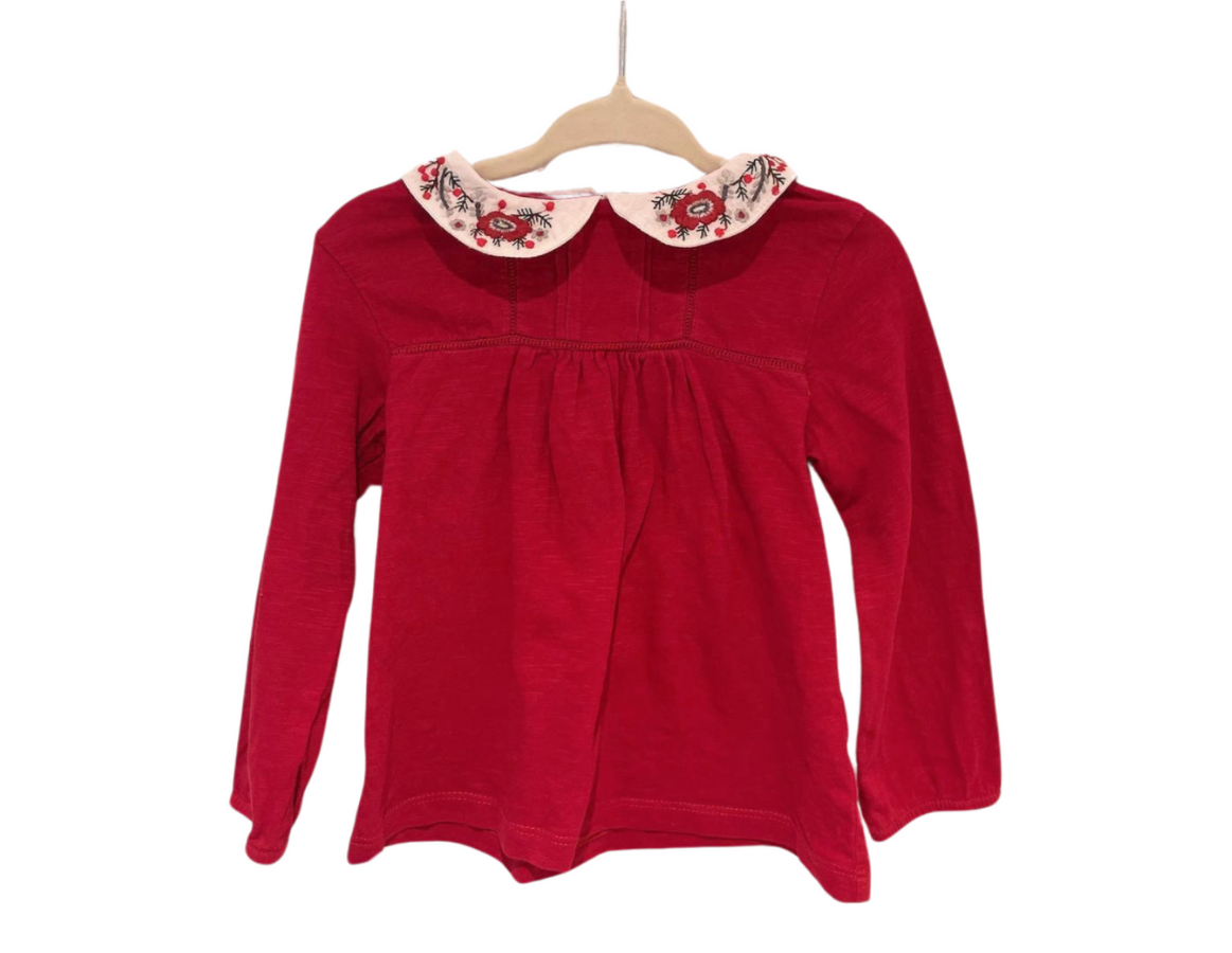 Next Floral Collared Top
