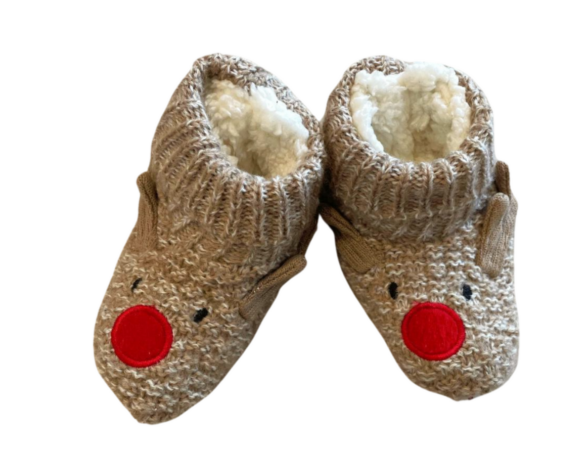 JoJo Maman Bebe Reindeer Booties
