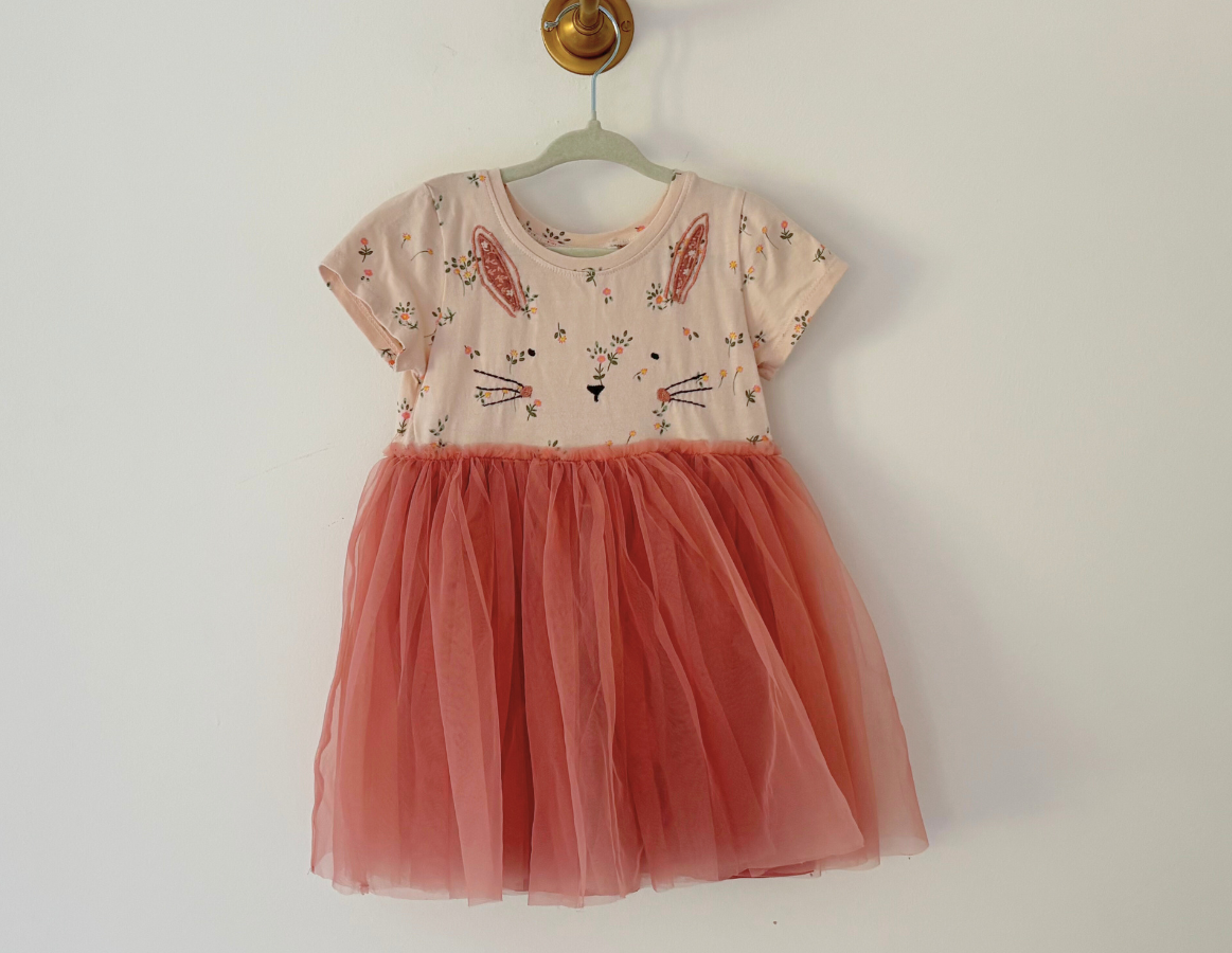 Next Cotton & Tulle Floral Spring Bunny Dress