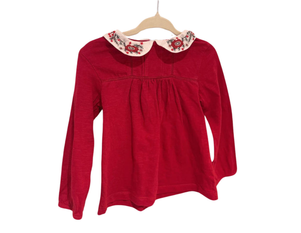 Next Floral Collared Top
