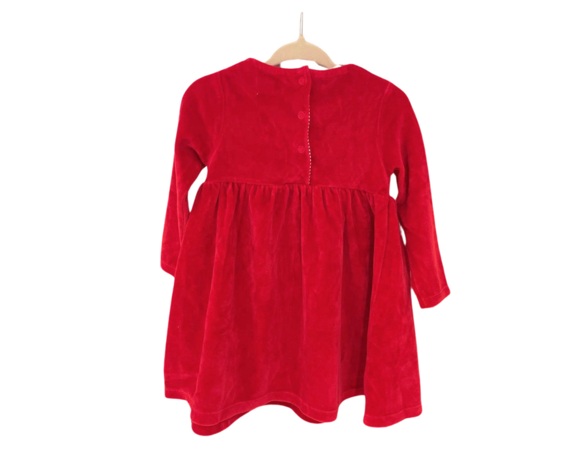 John Lewis Velour Christmas Dress