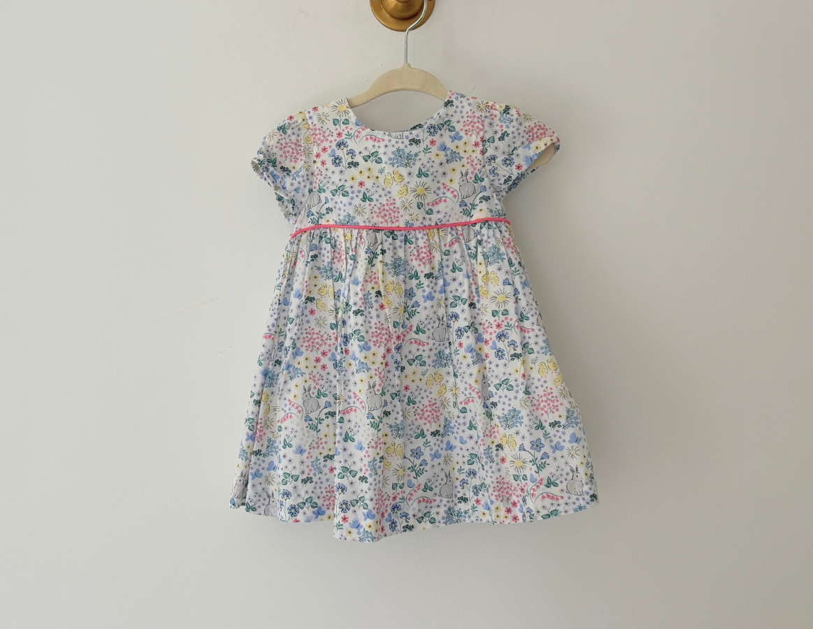 John Lewis Spring Print Smock Dress & Knicker Set