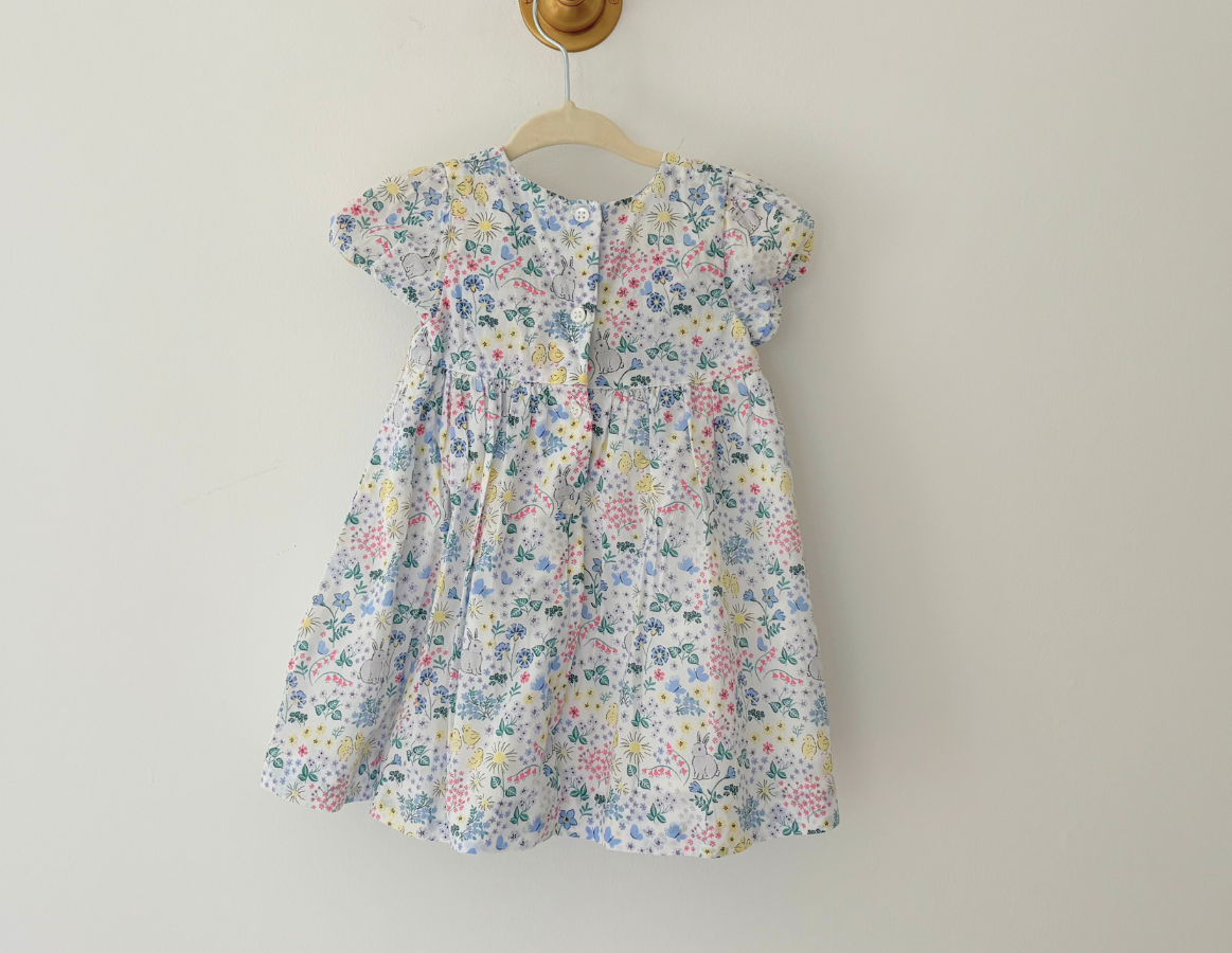 John Lewis Spring Print Smock Dress & Knicker Set