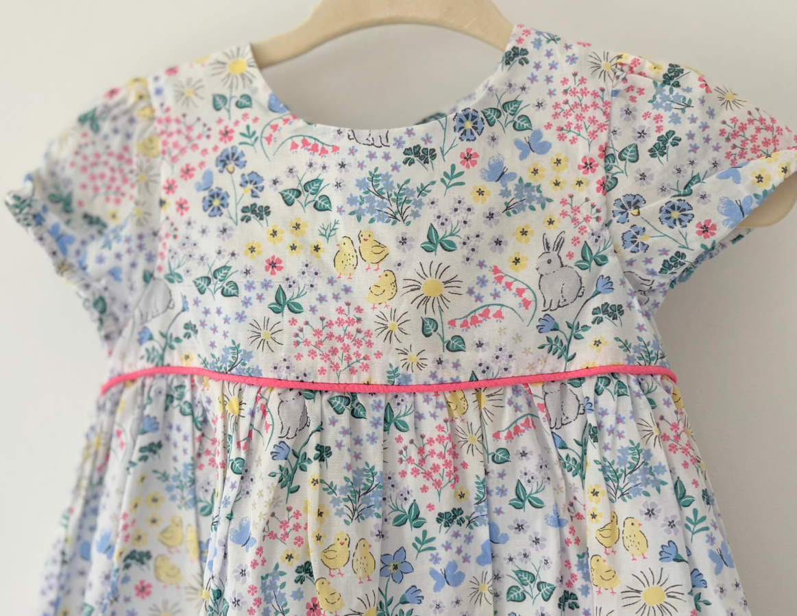 John Lewis Spring Print Smock Dress & Knicker Set