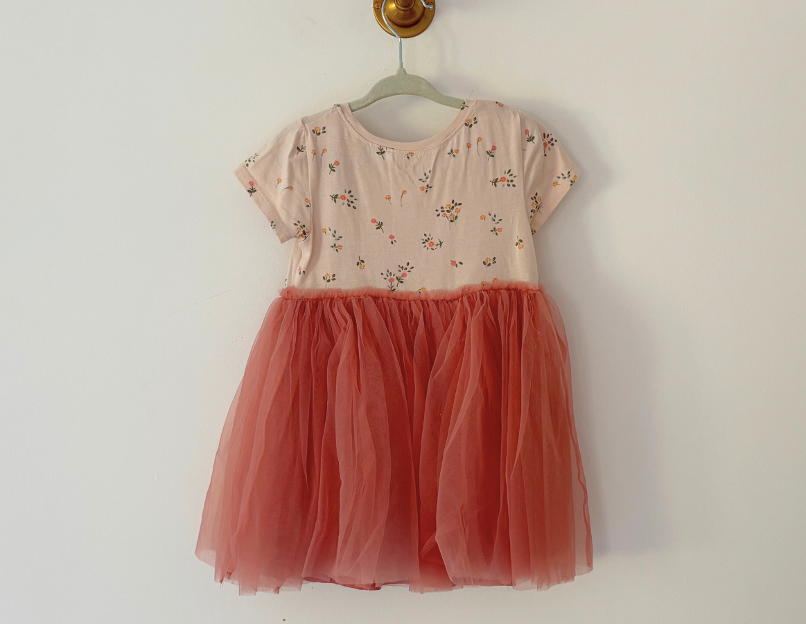 Next Cotton & Tulle Floral Spring Bunny Dress