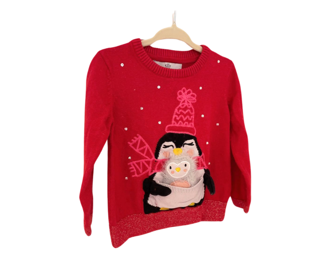 M&S Penguin Christmas Jumper