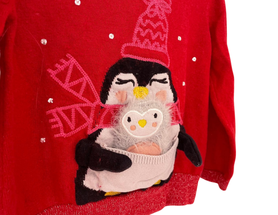 M&S Penguin Christmas Jumper