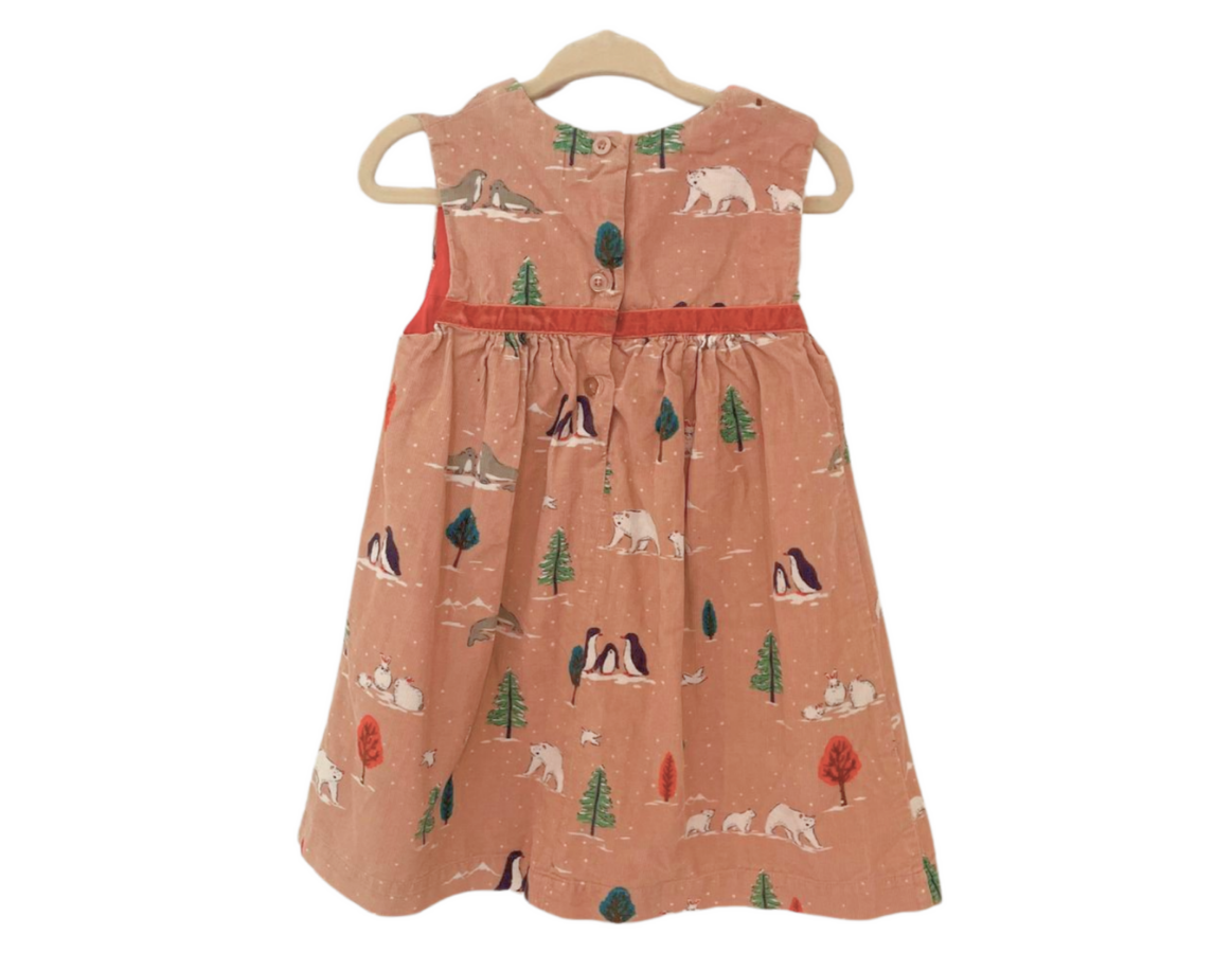 Mini Boden Winter Print Dress