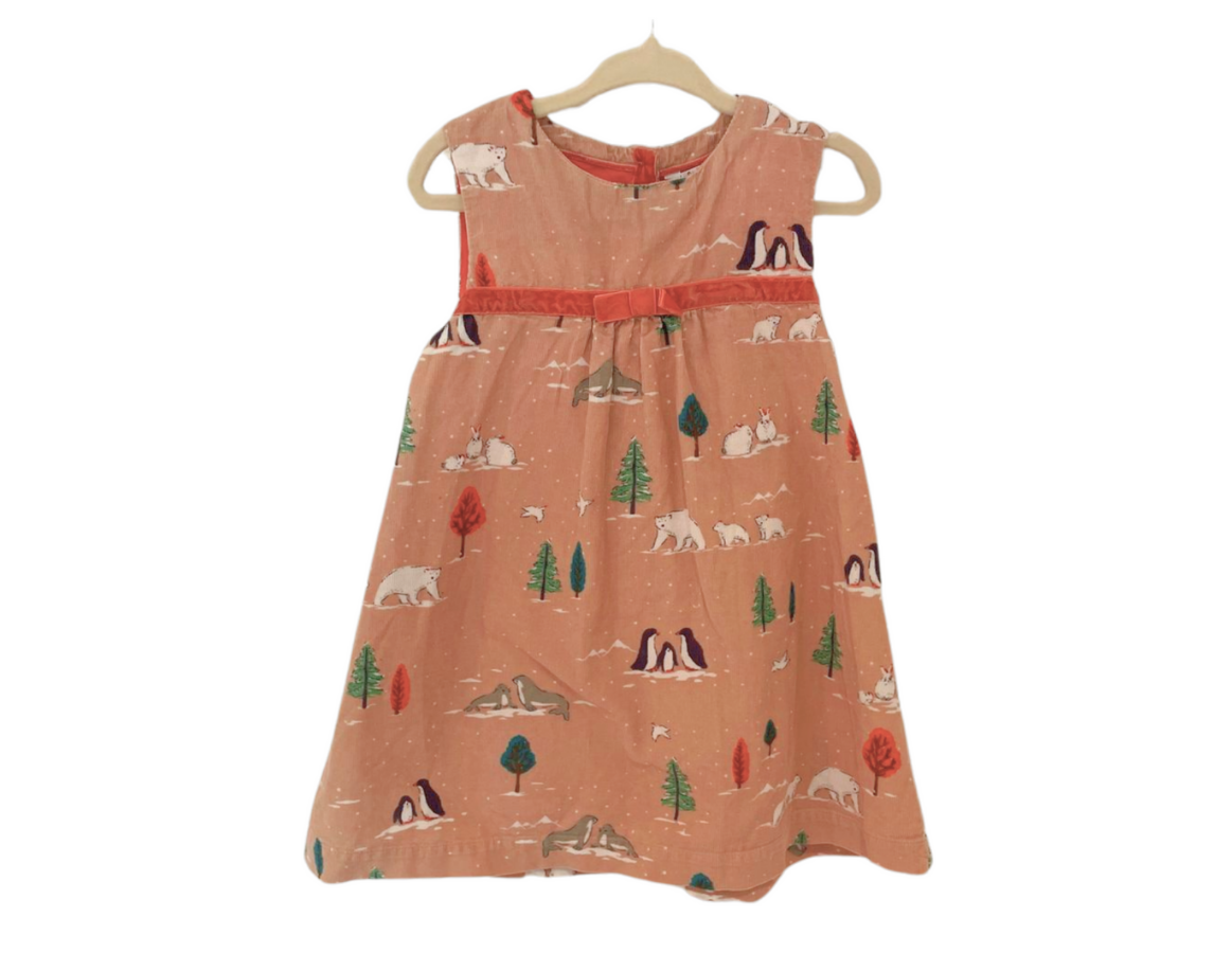 Mini Boden Winter Print Dress