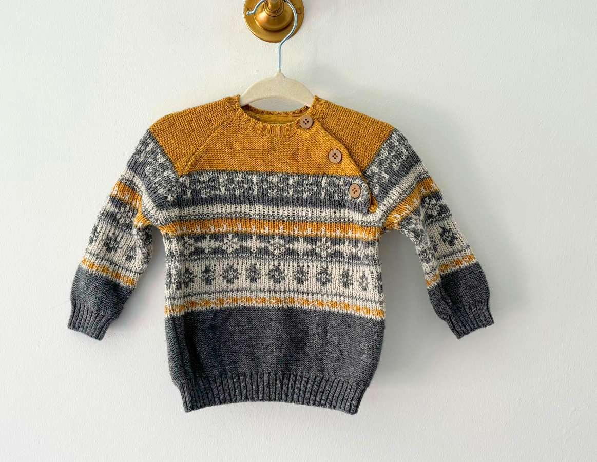 Next Knitted Festive Pattern Jumper