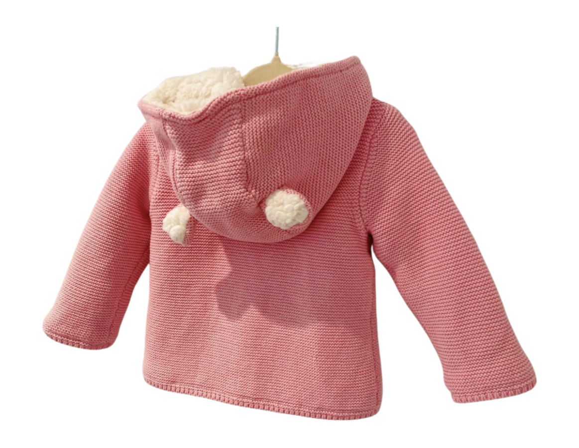 John Lewis Fleece Lined Knitted Jacket