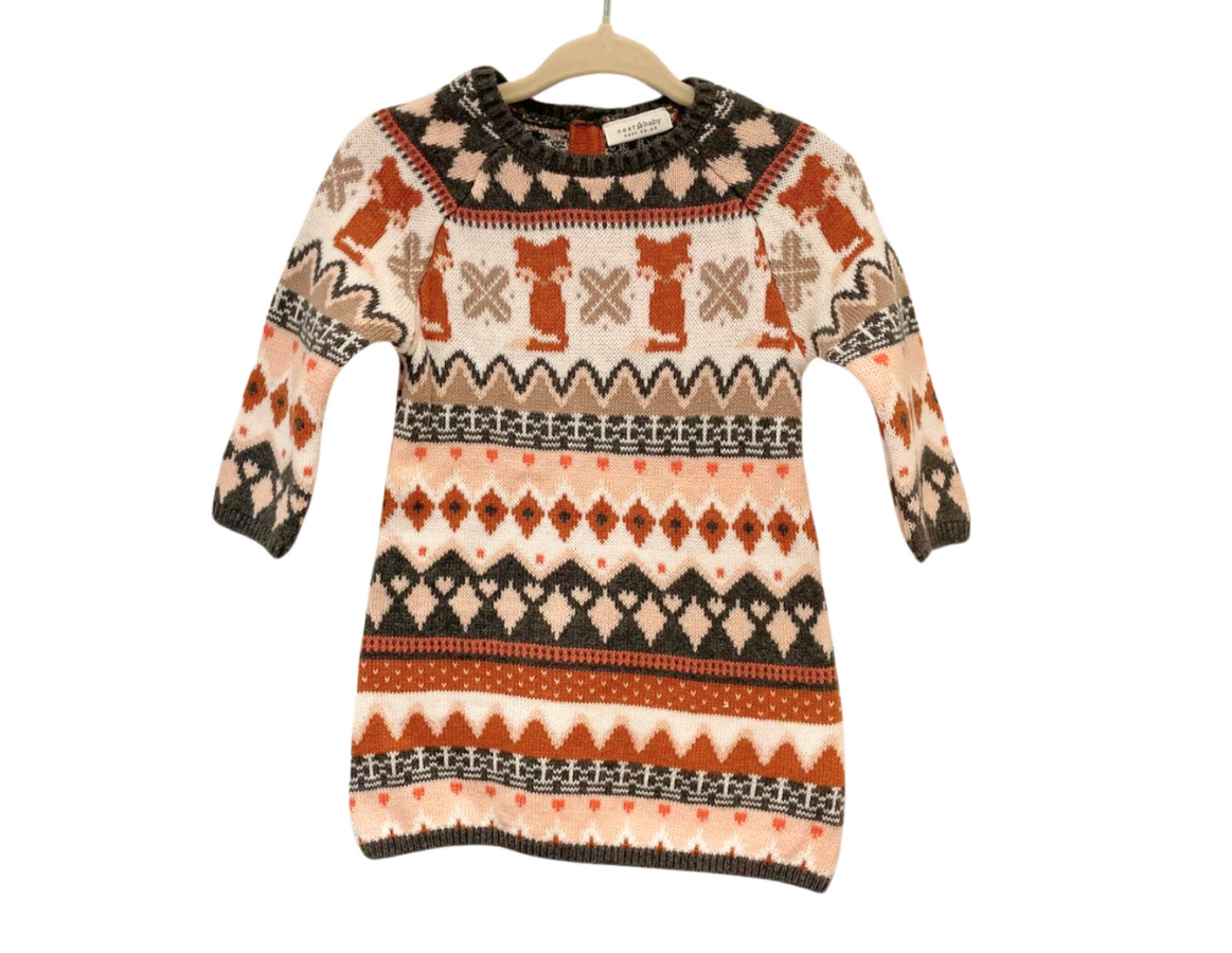 Next Knitted Fair isle Dress