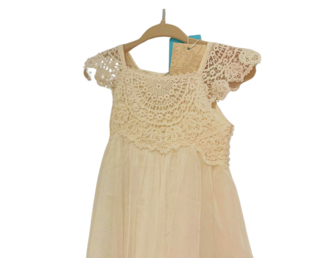 Monsoon Ivory Lace and Tulle Dress - BRAND NEW