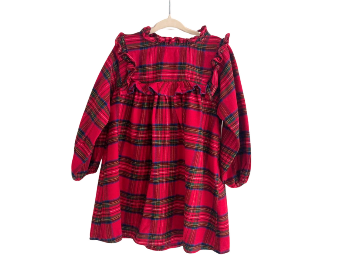 Next Cotton Tartan Dress