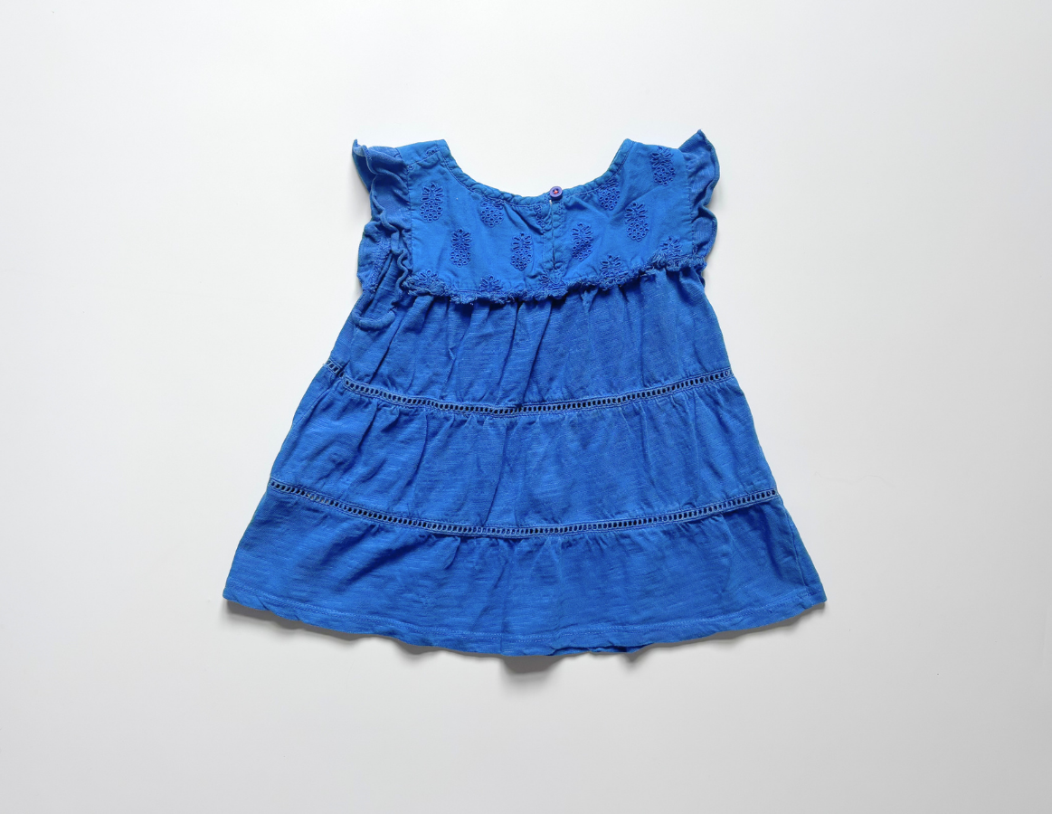 Mini Boden girls summer tiered top