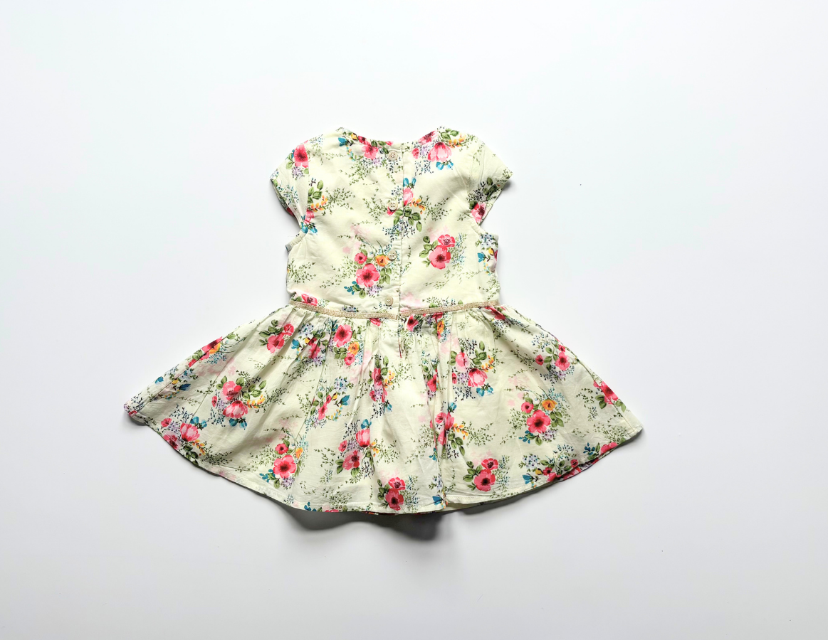 Next floral lined dress