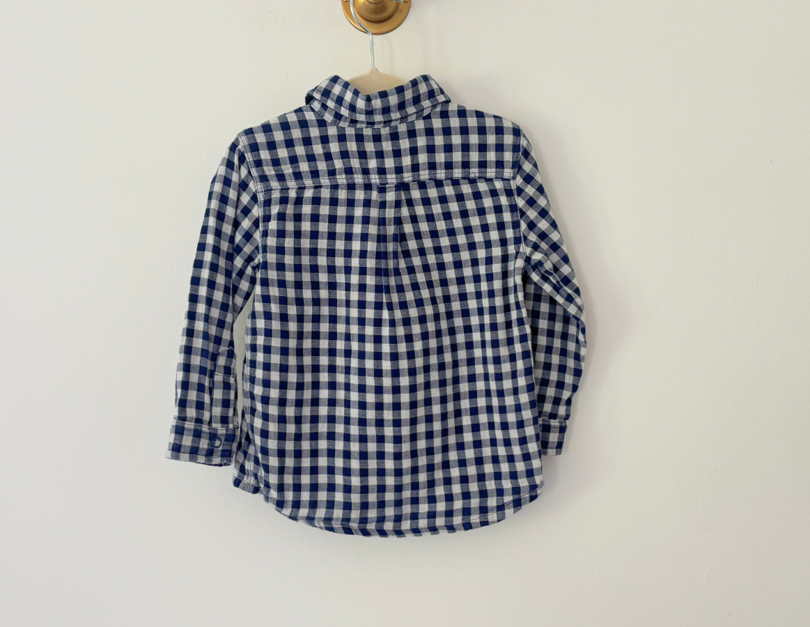 Mini Boden Checked Shirt