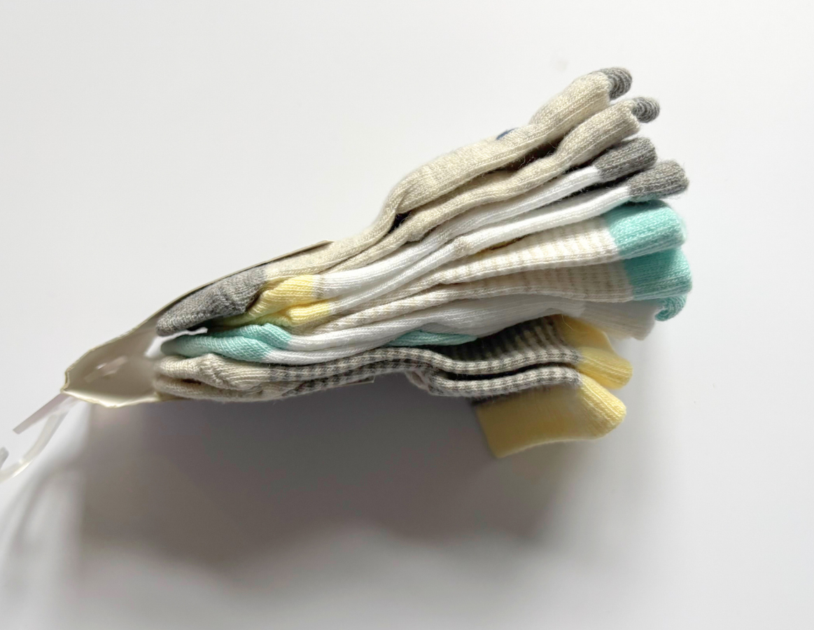 Matalan 5 pack Newborn Baby Socks
