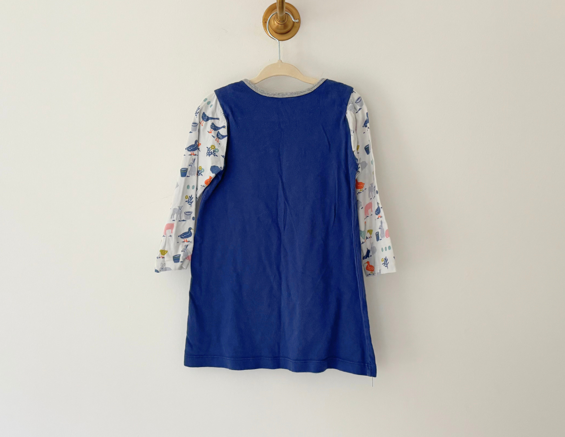 Mini Boden Spring Lamb Cotton Dress