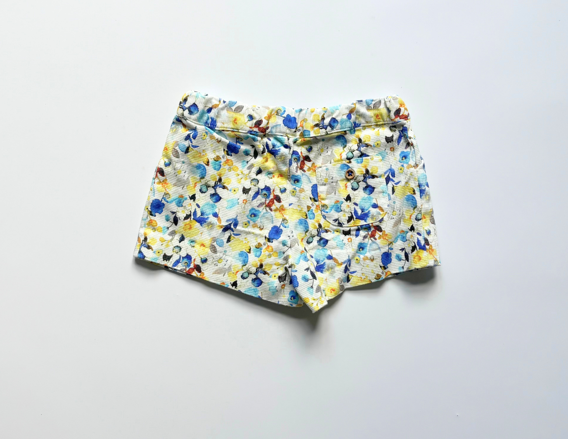 Zara floral summer shorts