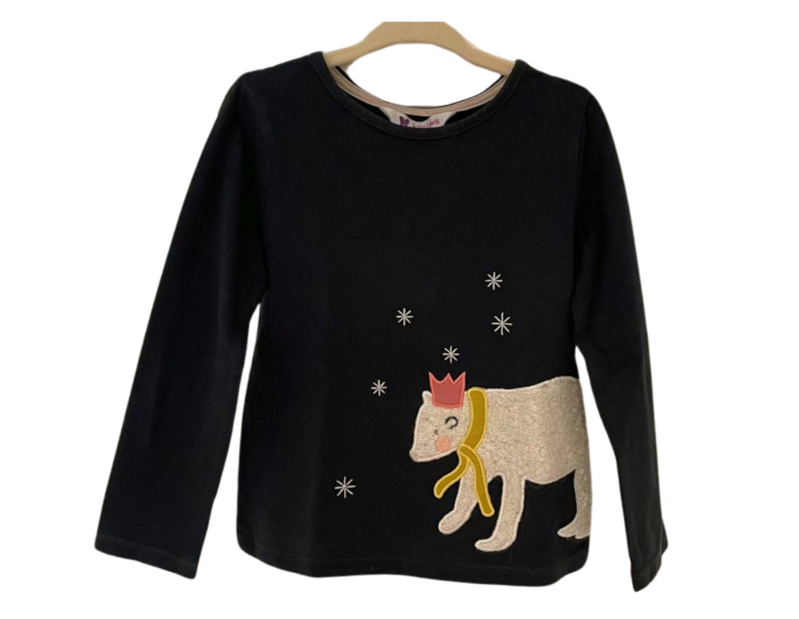 John Lewis Polar Bear Motif Top