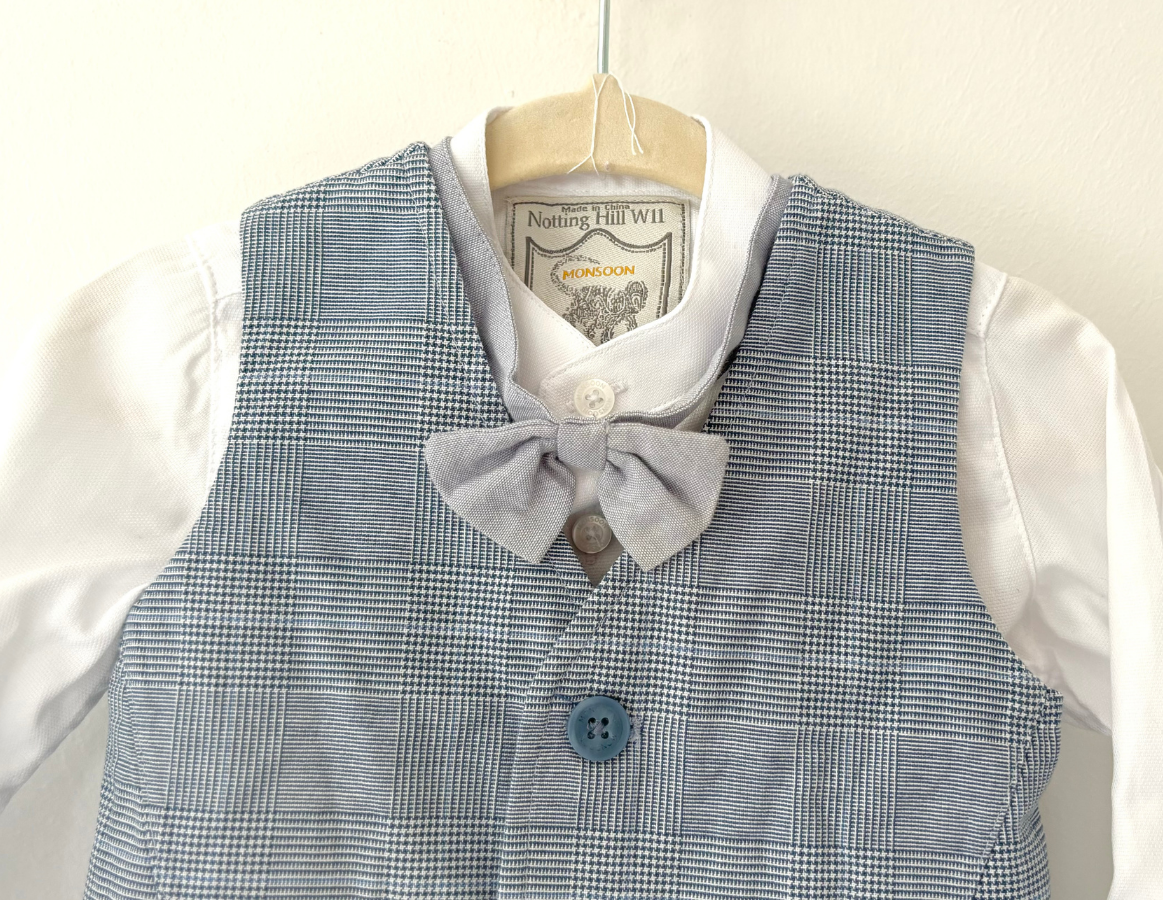 Monsoon Shirt, Short & Waistcoat Set
