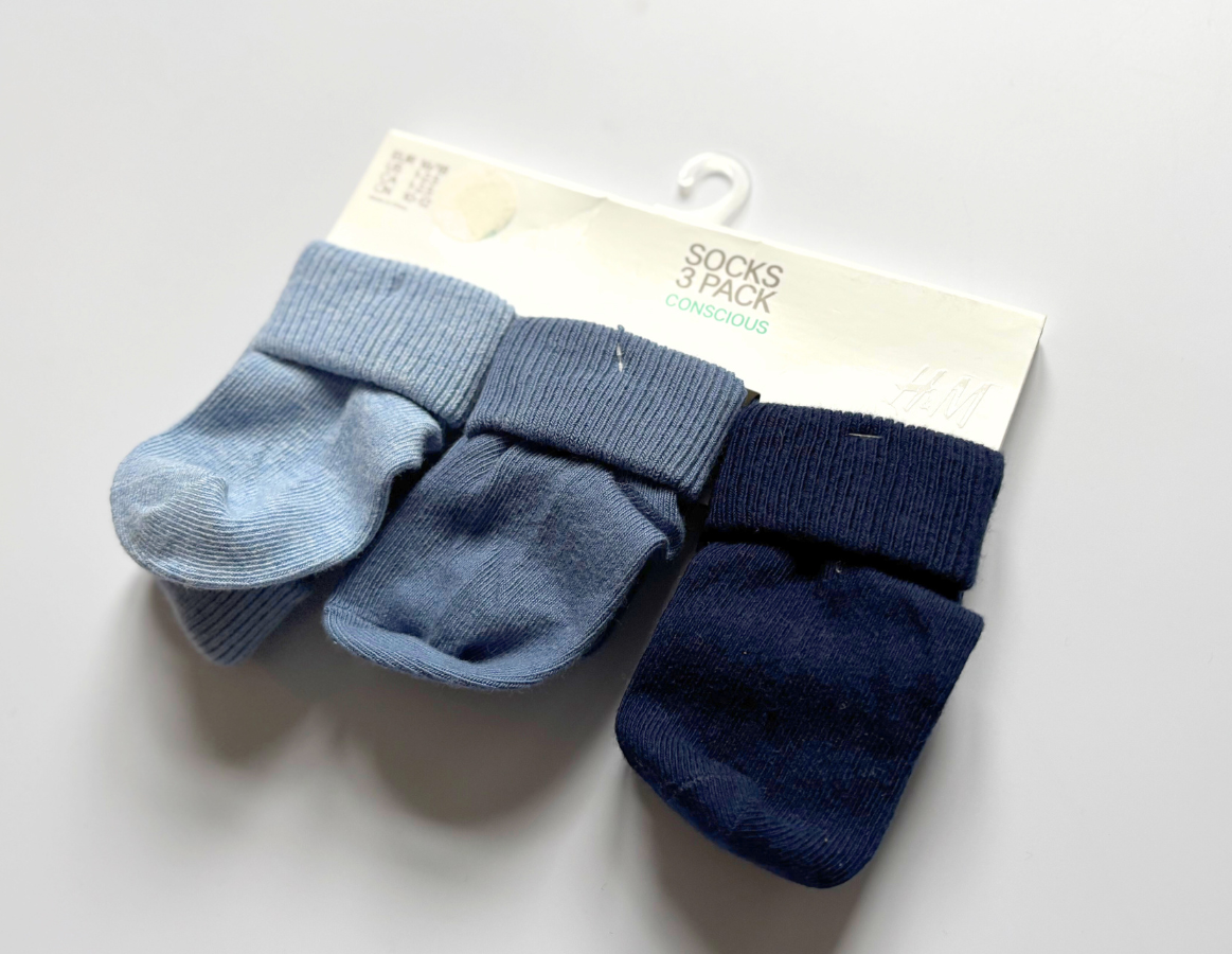 H&M 3 Pack Baby Socks