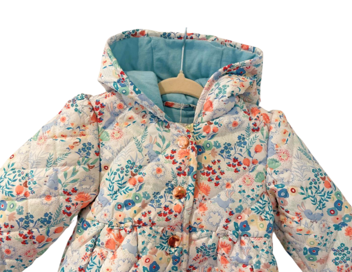M&S Floral Padded Coat