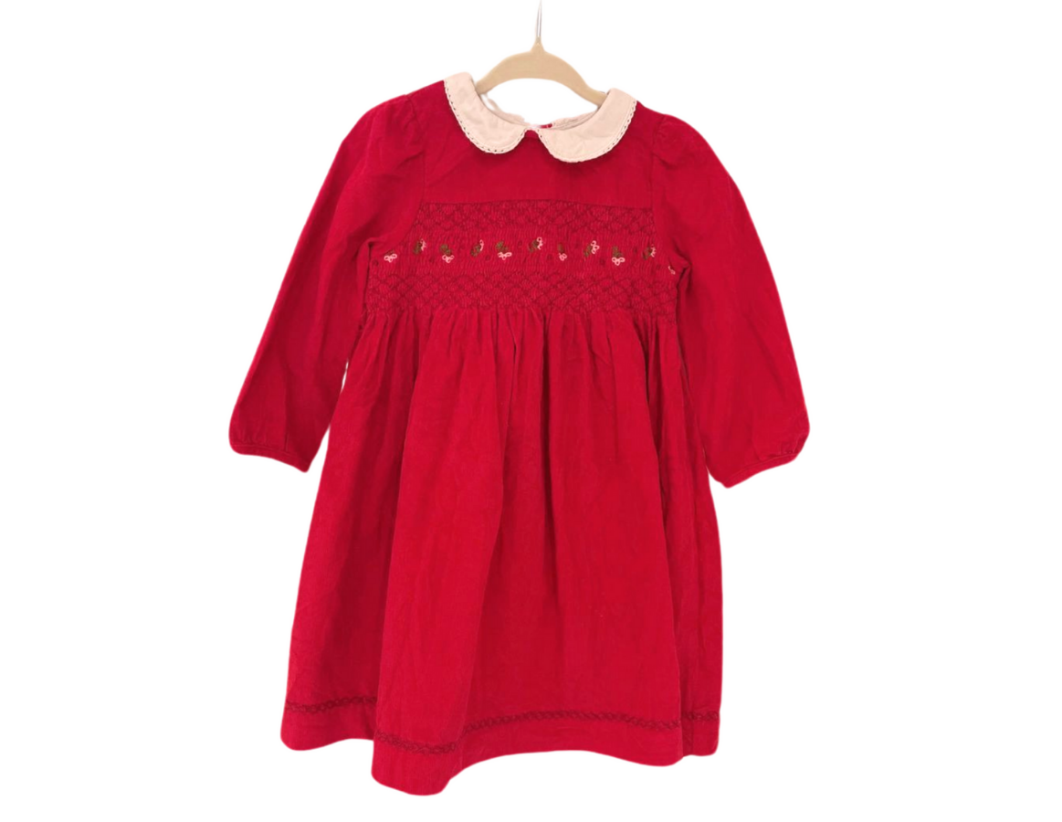 JoJo Maman Bebe Collared Corduroy Dress