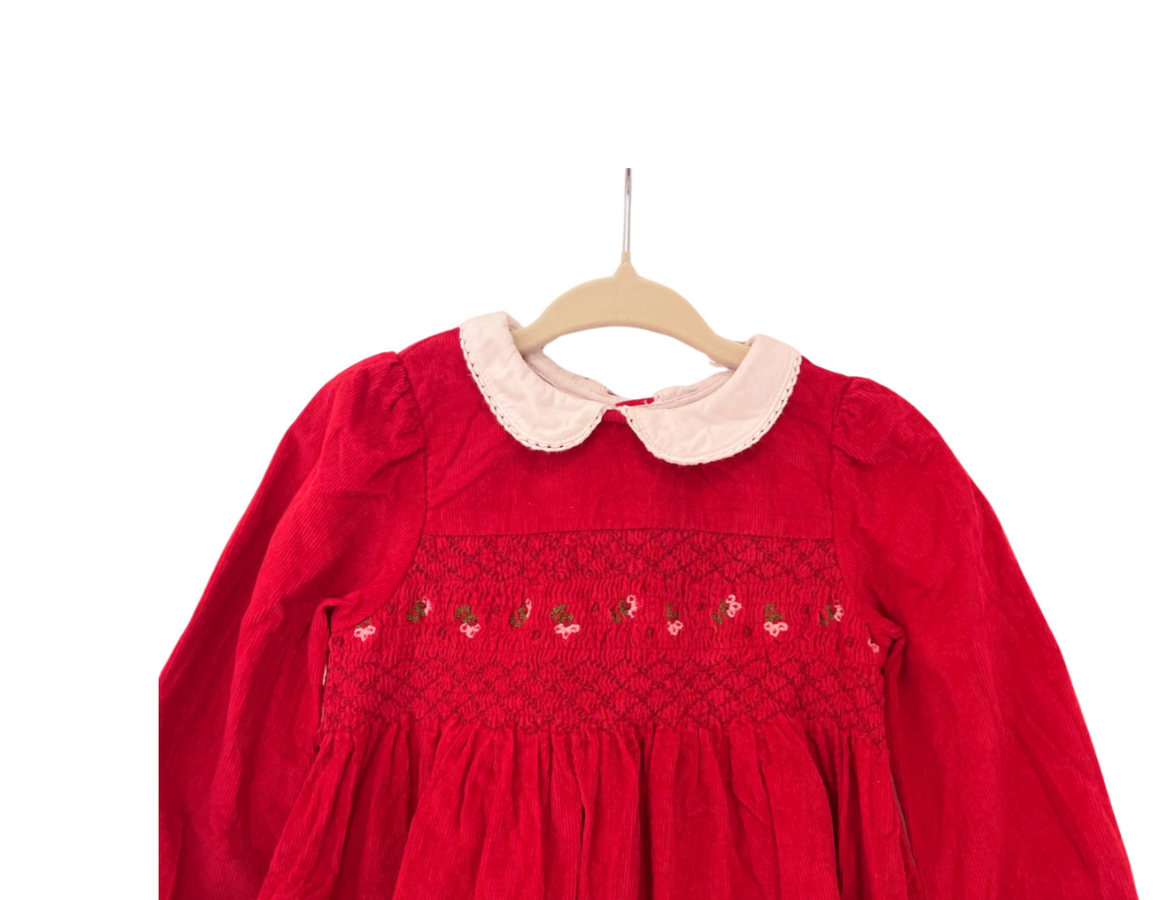 JoJo Maman Bebe Collared Corduroy Dress