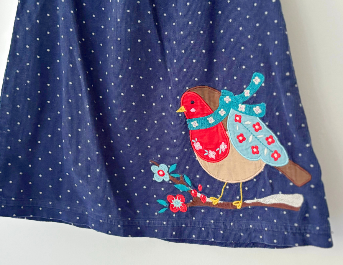 JoJo Maman Bebe Robin Motif Dress