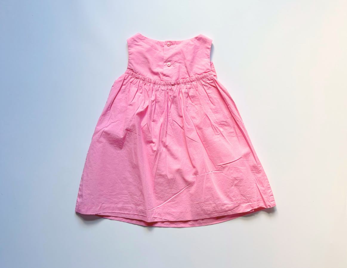 Zara girls pink bow summer dress
