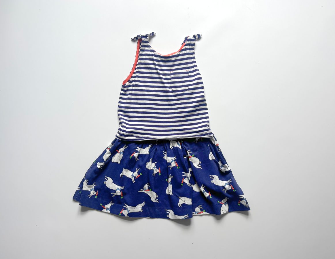 Mini Boden girls cotton sun dress