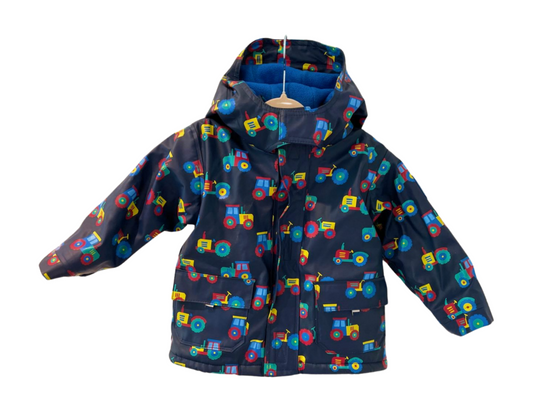 JoJo Maman Bebe Fleece lined Raincoat