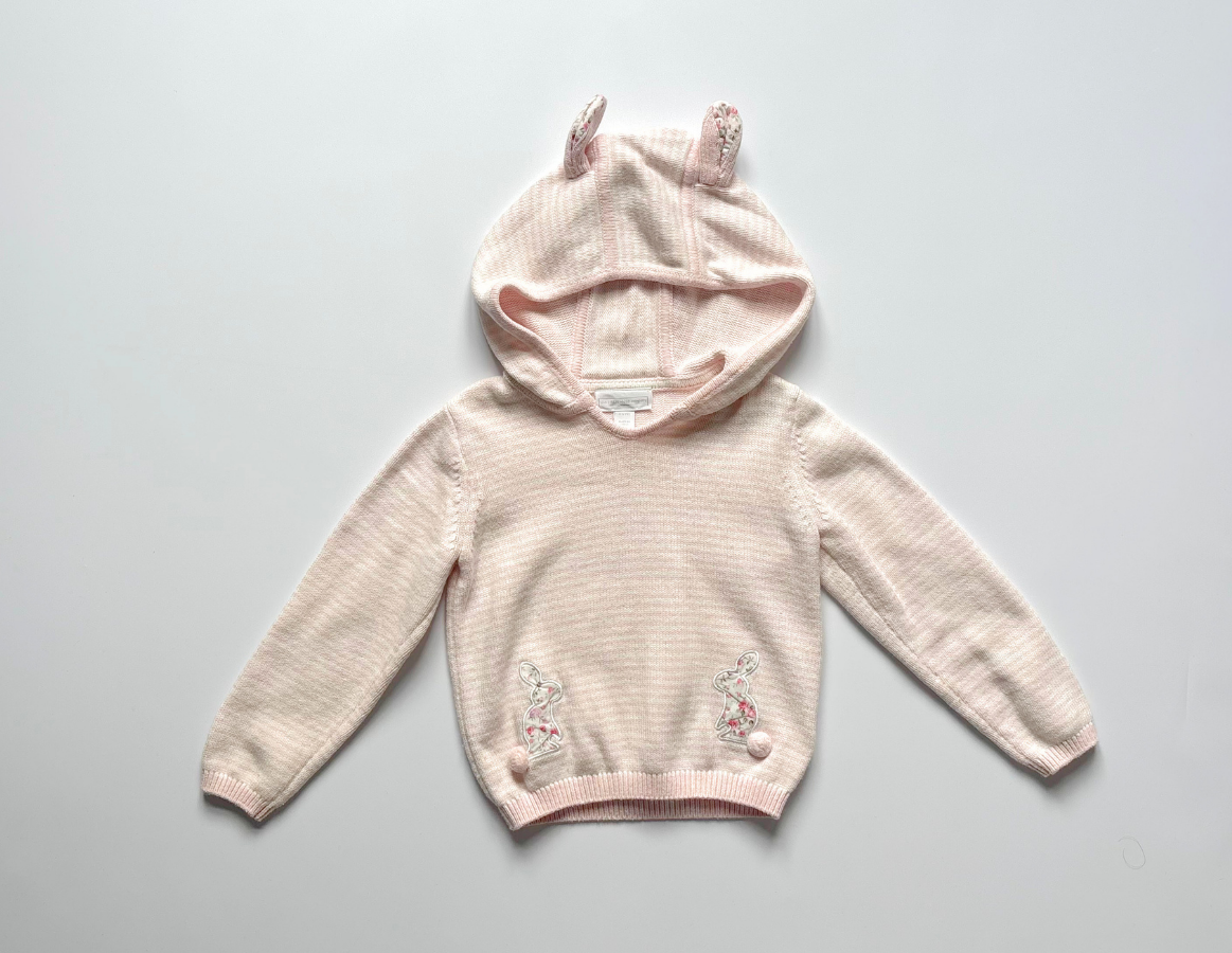 The Little White Company girls hoodie